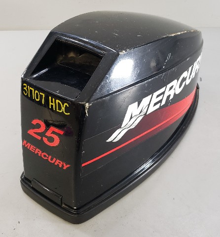 9163A19 Mercury Mariner 1988-1998 Top Cowl Hood Cowling Engine Cover 15 20 25 HP