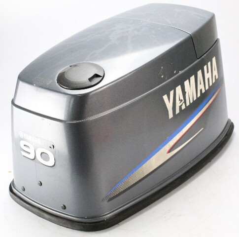 6H1-42610-80-4D Yamaha 2002 & UP Hood Cowling Engine Cover 90 HP 3 Cyl 2 Stroke