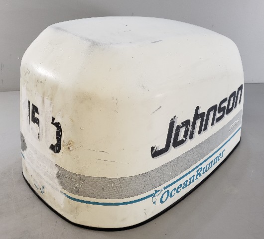 438939 Johnson 1997-2001 FICHT 150 HP Ocean Runner Hood Cowl Cowling Cover