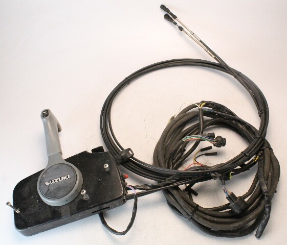 Suzuki Side Mount Control Box W/ 22' Cables & 20' External Harness & Key