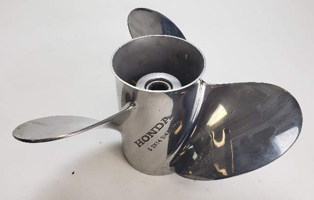 58133-ZY3-A21S Honda RH STT 14-3/4 x 21 Propeller 115 135 150 + HP NEW TAKE OFF