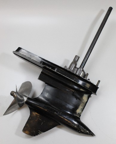 1970's Mercury 15" Speedmaster Racing Lower Unit & Propeller Inline 4 6 AS IS!