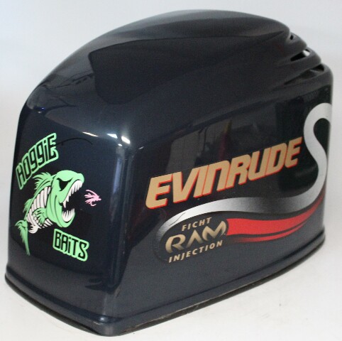 285256 Evinrude Johnson 1999 FICHT Top Cowling Engine Cover Hood 200 225 HP V6