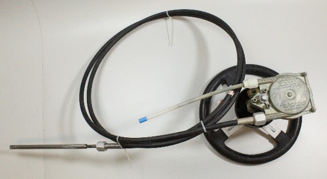Complete Teleflex Steering System W/ 14' Cable & 14" Steering Wheel