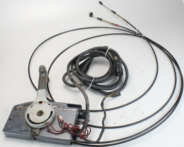Yamaha 703 Remote Control Box Side Mount Box W/ Harness Key & Cables