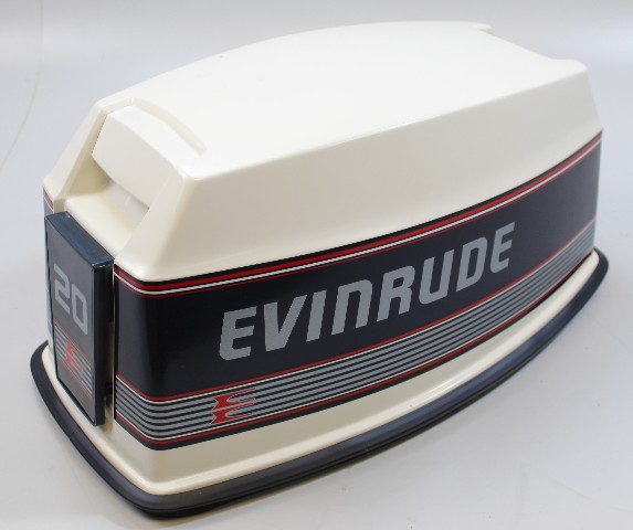 283613 Johnson Evinrude 1989-91 Cowling Hood Engine Cover 20-35 HP NEW TAKE OFF!