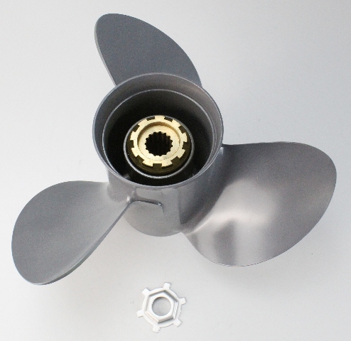 58130-ZW1-021AH Honda 1995 & UP ALUM RH 13 x 21 Propeller 60 75 90 115+ HP NEW!
