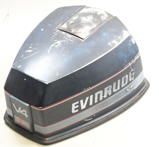 Late 80s-Early 90s Johnson Evinrude 90 HP V4 Top Cowling Cowl Engine Cover Hood