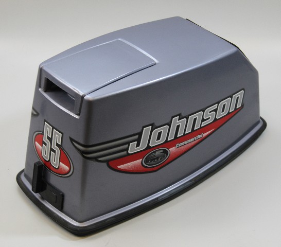 5001409 Johnson 2000 Commercial Top Cowling Engine Cover 40 55 HP LIKE NEW!