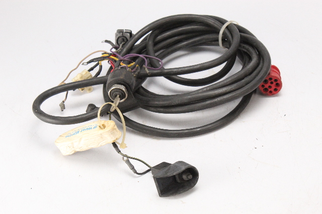 Johnson Evinrude OMC 7' External Wiring Harness w/10 hole red plug, Switch & Key