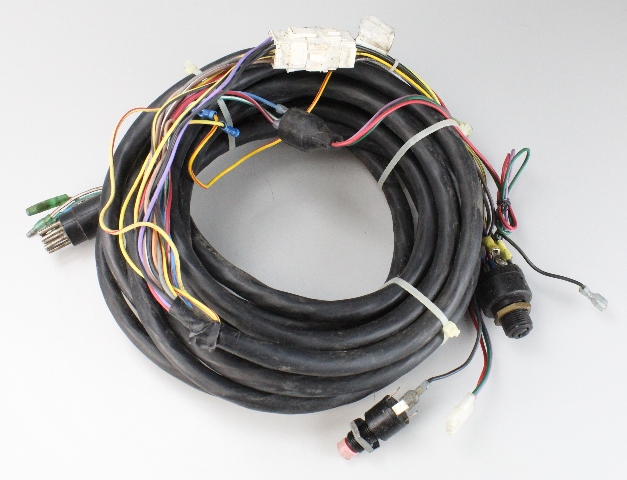 Mercury 25-1/2' External Wiring Harness w/8 prong plug & Switch - NO KEY! OEM!