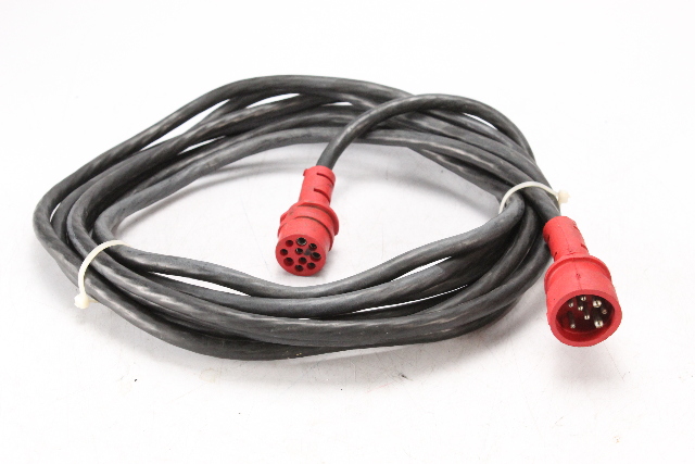 Johnson Evinrude OMC 20' 6" Red External Wiring Harness 8 Prong & 10 Hole Plugs