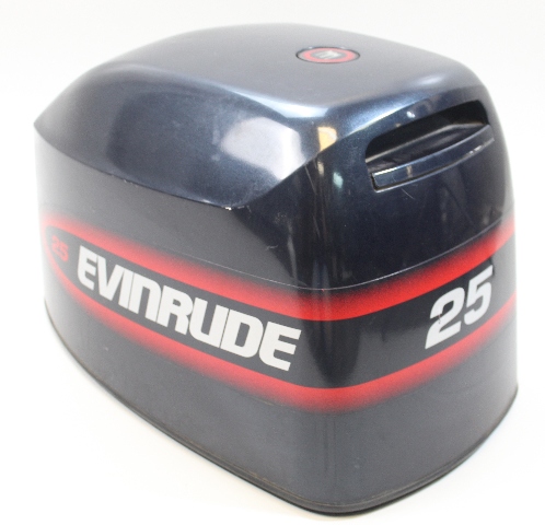 285023 Johnson Evinrude 1998 Top Cowling Engine Cover Hood 25 35 HP 3 cylinder