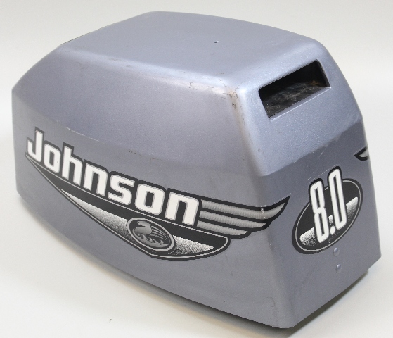 C# 335948 Johnson Evinrude Late 90's-Early 2000's Hood Cowling Engine Cover 8 HP