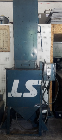 LS Industries Airless Steel Shot Blast Cabinet Basket Blaster
