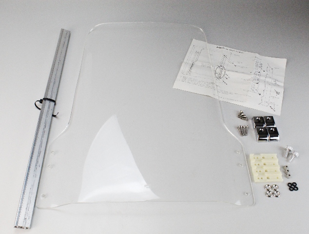 Taylor Made Bass Boat Plexiglass Center Console Windshield 23" x 17-1/2"