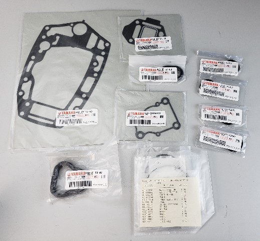 63D-W0001-20-00 Yamaha 1995 & UP Lower Unit Gasket Kit 40 50 HP 3 Cyl 2S NOS