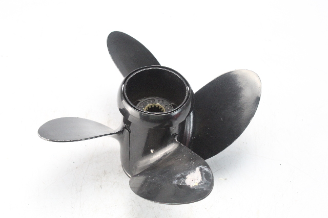 176425 Johnson Evinrude 4 Blade ALUM RH 10-1/2 X 14 Propeller 15 20 25+ HP