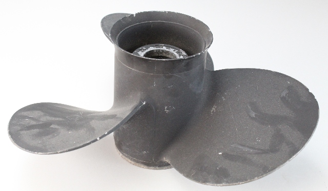 QA2030X Quicksilver Black Diamond 1961 & UP ALUM RH 14 X 11 Propeller 40-150 HP