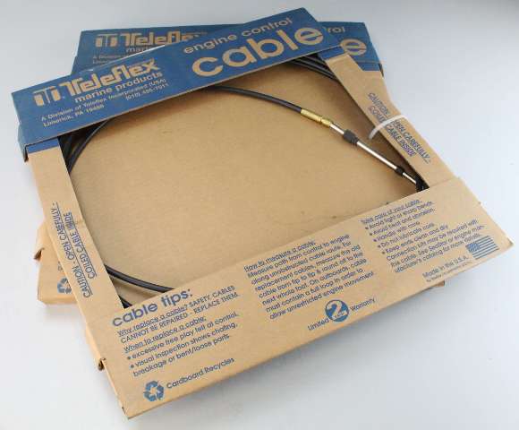 CC21017 Teleflex Mariner Throttle & Control Cable Set of 2 17' NEW OLD STOCK