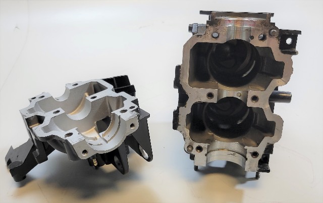 9727T12 881-9727T12 Mercury 1994-2006 Cylinder Block 9.9 15 HP 2 Cyl 2-Stroke