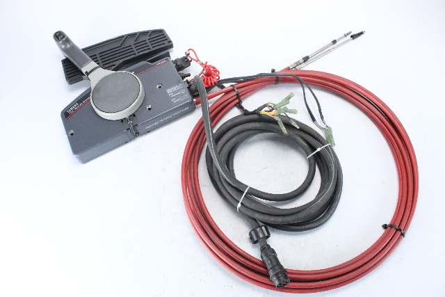 Yamaha 703 Side Mount Remote Control Box W/ 15' Harness & 18' Cables