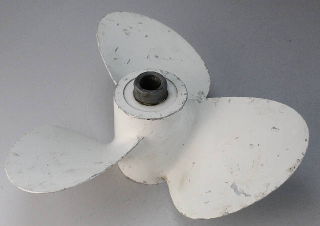 313060 Johnson Evinrude OMC ALUM 3 Blade RH 14 X 12 Propeller Unknown Years & HP