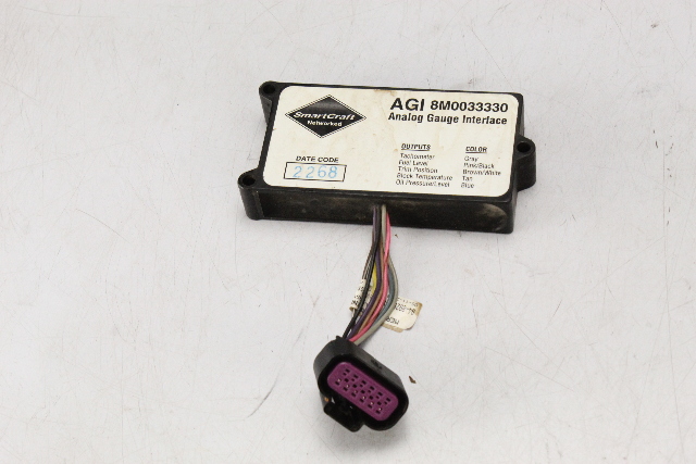 892486K08 8M0033330 Mercury 2006 & UP AGI Analog Gauge Interface Module 135 + HP