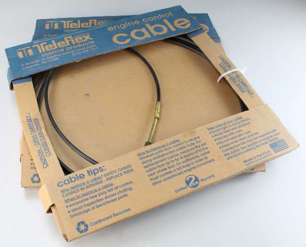 CC21417 Teleflex OMC Throttle & Control Cable Set of 2 17' NEW OLD STOCK