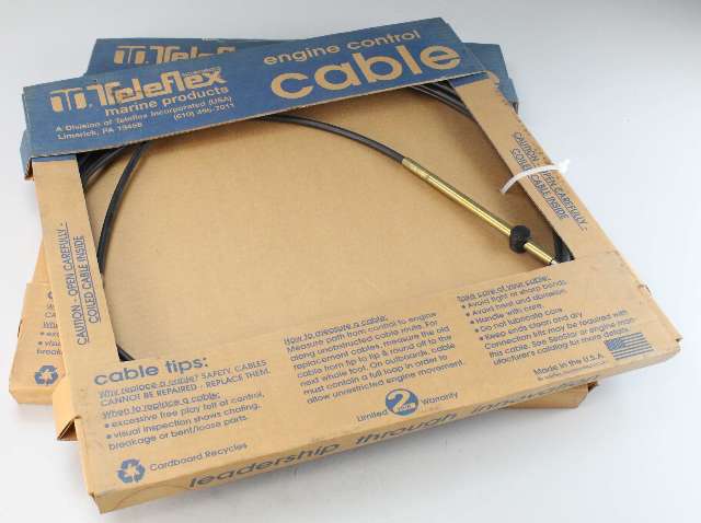 CC21016 Teleflex 630 Throttle & Control Cable Set of 2 16' NEW OLD STOCK