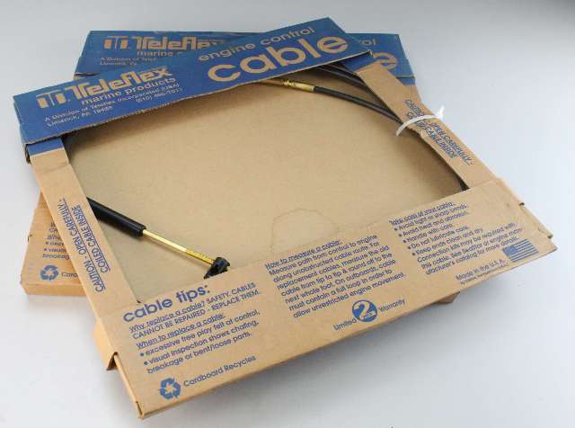 CC18910 Teleflex Gen II Throttle & Control Cable Set of 2 10' NEW OLD STOCK