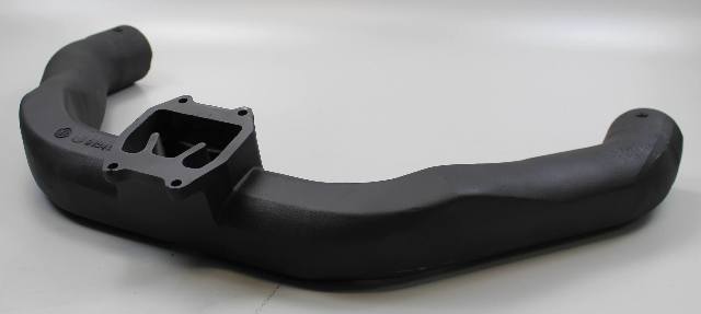 912427 OMC Cobra Exhaust Pipe W/ Flapper REPAINTED