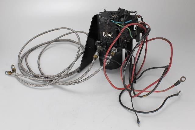 Mercury Mercruiser 2 Line Power Trim Pump & Motor w/ Lines TESTED! 1 YR WARRANTY