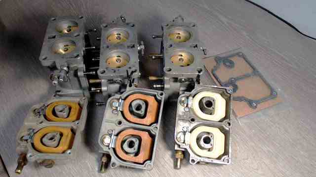 7563A4 7563A5 7563A6 WH-12-1, 2, 3 Mercury 1978-1985 Carburetor Set 150 HP