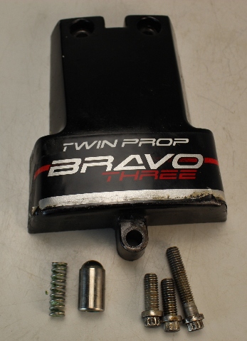 C# 12747-C Mercruiser Bravo Three Twin Prop Front Cover Medallion