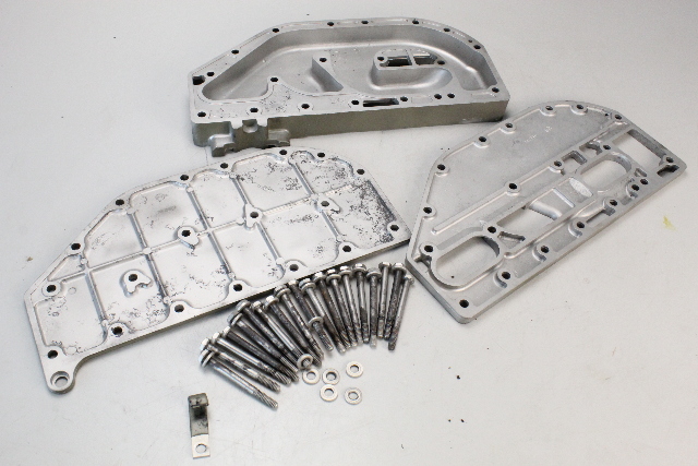 317216 317215 317217 Johnson Evinrude 1972 Exhaust Manifold & Plate Cover 65 HP