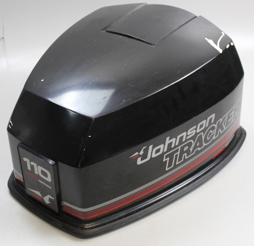 433124 Johnson Evinrude 1989 Tracker Top Cowling Hood Engine Cover 88 90 + HP
