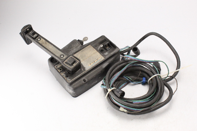 Quicksilver Side Mount Control Box W/ 8 Pin 14' Harness & Key OEM