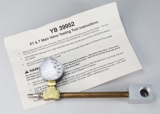 YB-39952 PT & T Main Valve Testing Tool New Old Stock!