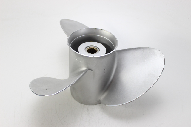 763468 Johnson Evinrude 14-1/4 x 19 Aluminum Propeller 90-300 HP 6 MONTH HUB WTY