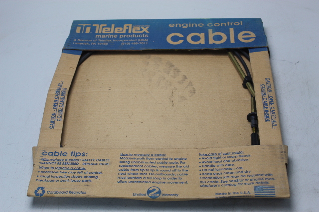CC20510 Teleflex 479 Control Cable 10' NEW OLD STOCK