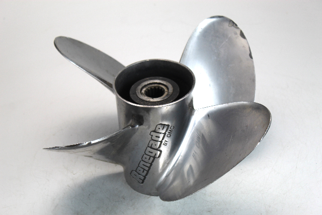 6 MTH HUB WTY 175738 Johnson Evinrude Renegade 13-1/2 x 25 RH Propeller 90 + HP