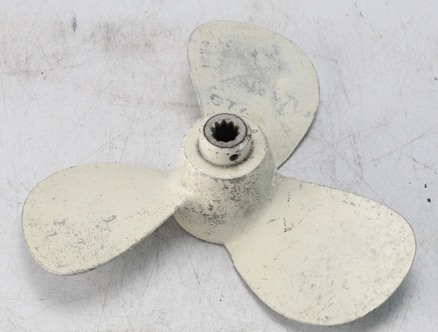 P396 P-396 Force Chrysler Propeller 8-1/4 x 4-1/2 10 Splines Pin Hub 15 HP