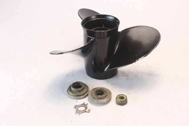 48-73134A45 Mercury 1977 & UP ALUM RH 10-5/8 x 12 Propeller 25 30 35 40 45 + HP