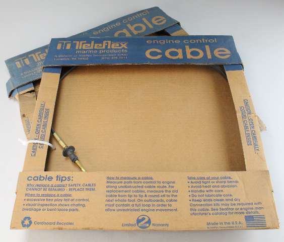 CC20508 Teleflex 479 Throttle & Control Cable Set of 2 8' NEW OLD STOCK