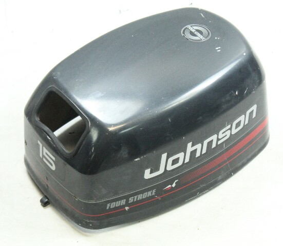 Johnson Evinrude Hood Top Cowl Cowling Cover 15 HP 4 Stroke