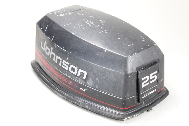 438327 Johnson Evinrude 1997 Top Cowling Hood Engine Cover 25 HP