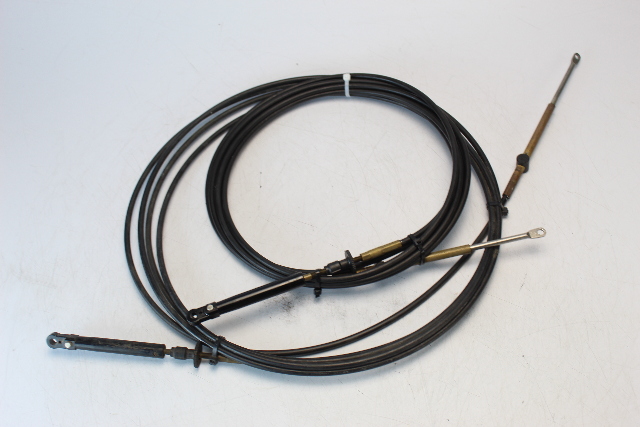 377378 OMC Johnson Evinrude Control Cable Set of 2 x  18' Each FRESHWATER
