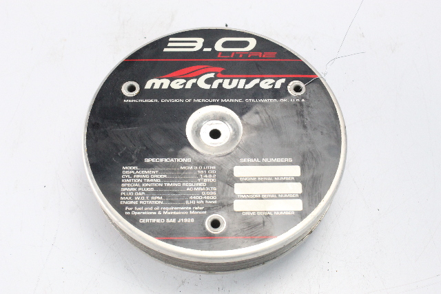 Mercruiser Flame Arrestor 3.0 L