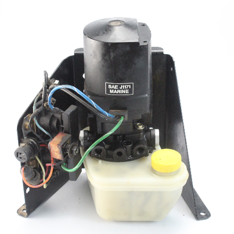 Mercury Mercruiser 2 Line Power Trim Pump & Motor W/ Reservoir 1 YEAR WTY TESTED